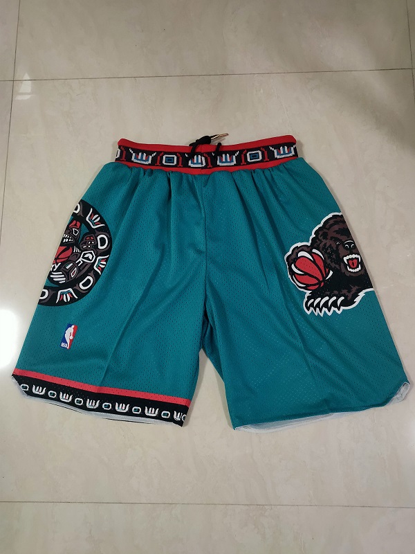 Men NBA 2021 Memphis Grizzlies Green Shorts 1->memphis grizzlies->NBA Jersey